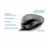 HandShoe Mouse M2WB- עכבר ארגונומי ימין חוטי טופ קומרס