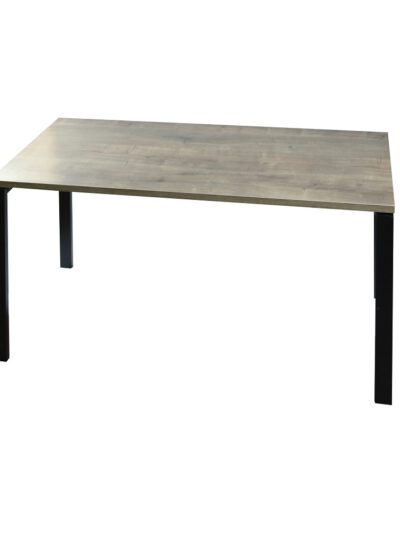 שולחן משרדי דגם הרדוף – רגליים פתוחות 70 ס"מ אפור מתצוגה 40 אחוז הנחה
