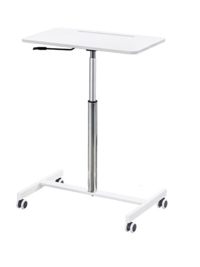 שולחן מחשב נייד עמידה/ישיבה מתכווננת ארגונומית דגם MT02  לבן / שחור