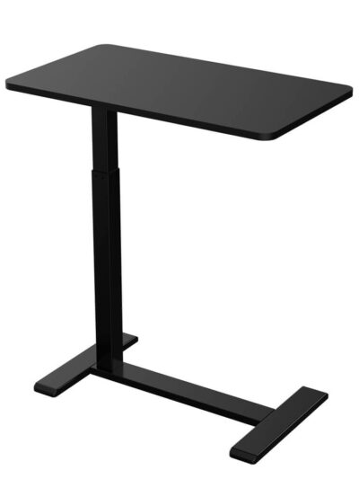 שולחן מתכוונן חשמלי לסביבת המיטה – שחור