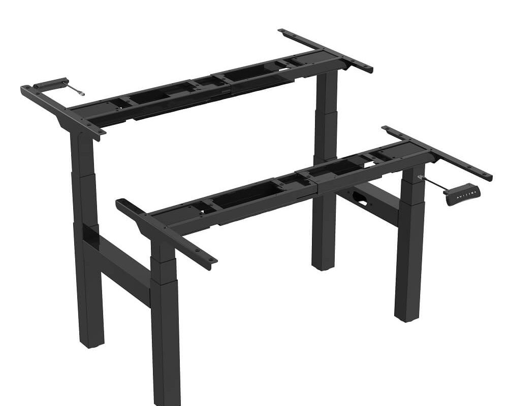שולחן חשמלי מתכוונן זוגי בעל 4 רגליים טופ קומרס ארגונומיה (11)